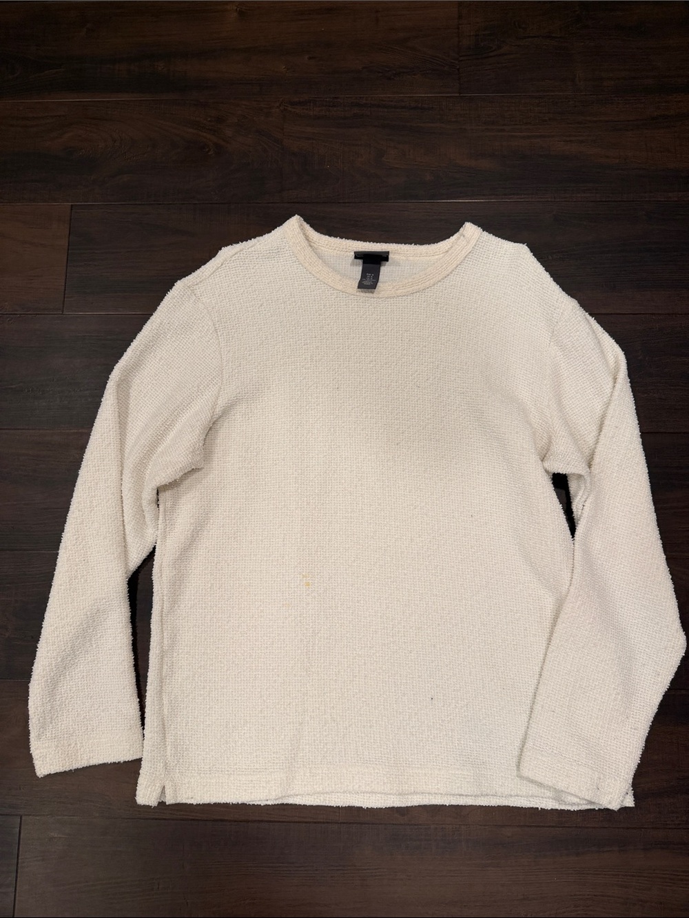 H&M Men's Off-White Crewneck Sweater